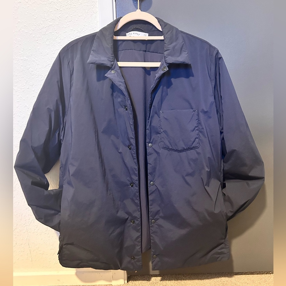 Hill City - thermal light shirt jacket in size small
